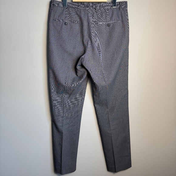 Perry Ellis Men's Flat Front Slim Fit Casual Dress Pant Gray Trouser Size‎ 32x32 - Picture 4 of 13